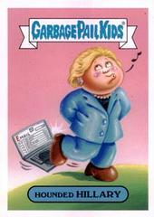 Hounded HILLARY #1a Garbage Pail Kids American As Apple Pie Prices