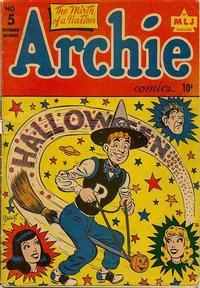 Archie #5 (1943) Comic Books Archie