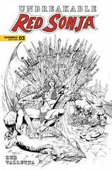 Unbreakable Red Sonja [Castro Sketch] #3 (2023) Comic Books Unbreakable Red Sonja Prices