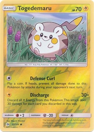 Togedemaru [Reverse Holo] #53 Cover Art