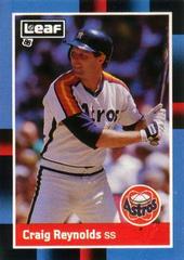 Craig Reynolds #205 Baseball Cards 1988 Leaf Prices