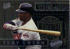 Tony Gwynn #6 Baseball Cards 1995 Ultra League Leaders Prices