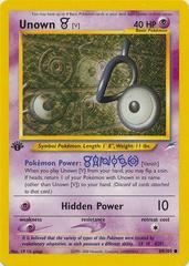 Unown [U] 51/75 - Neo Discovery 1st Edition - Game Nerdz