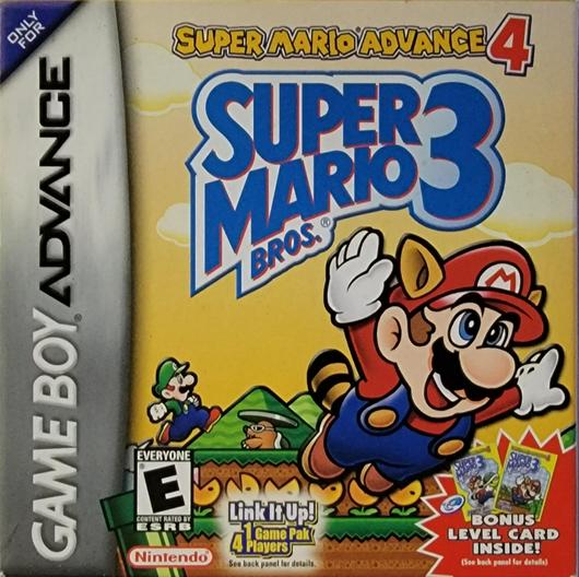Super Mario Advance 4: Super Mario Bros. 3 Cover Art