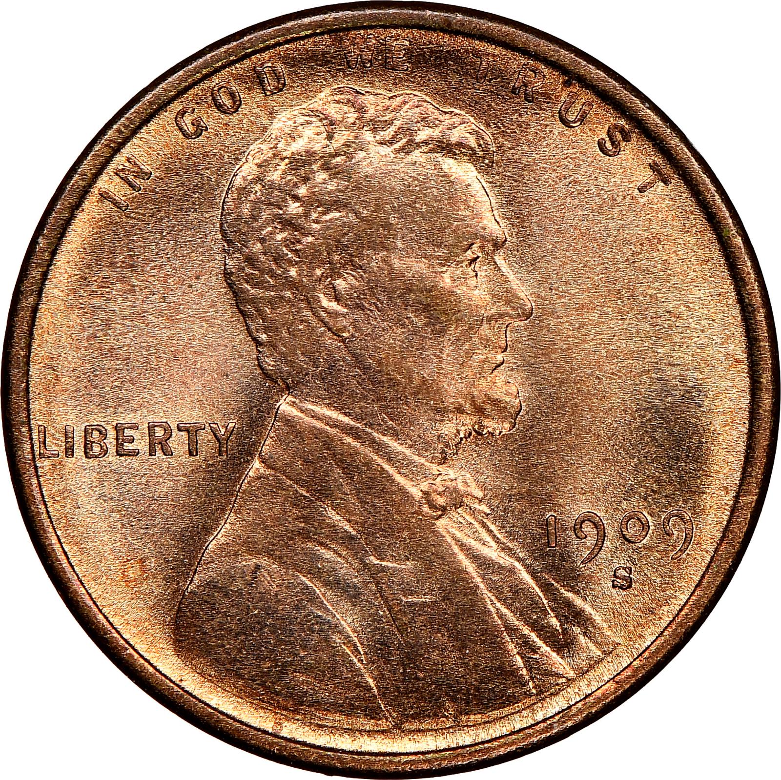 1909 S VDB Coins Lincoln Wheat Penny