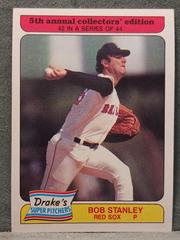 Bob Stanley #42 Baseball Cards 1985 Drake's Prices