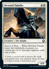 Devoted Paladin [Foil] #11 Magic Adventures in the Forgotten Realms Prices