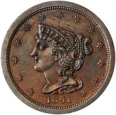 1841 [PROOF] Coins Braided Hair Half Cent Prices