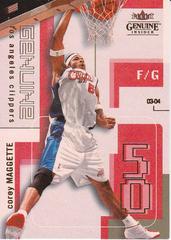 Corey Maggette #40 Basketball Cards 2003 Fleer Genuine Insider Prices