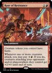 Roar of Resistance [Extended Art] Magic Phyrexia: All Will Be One Commander Prices