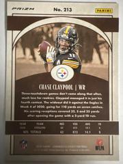 Back | Chase Claypool [Silver Prizm] Football Cards 2020 Panini Chronicles Legacy Update Rookies