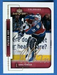Patrick Roy [Silver Script] #55 Hockey Cards 1999 Upper Deck MVP Prices