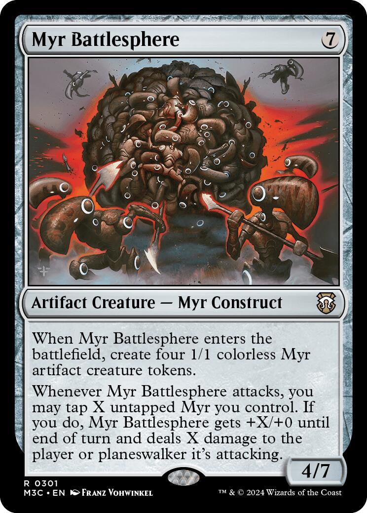 Myr Battlesphere [Foil] #301 Magic Modern Horizons 3 Commander