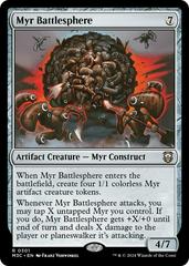 Myr Battlesphere [Foil] #301 Magic Modern Horizons 3 Commander Prices