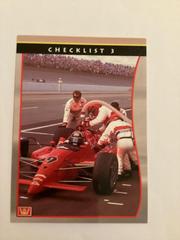 Checklist 3 #83 Racing Cards 1992 All World Prices