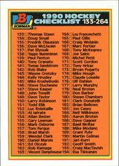 Checklist 133-264 #264 Hockey Cards 1990 Bowman Tiffany Prices