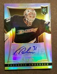 Frederik Andersen [Prizm Autograph] Hockey Cards 2013 Panini Select Prices