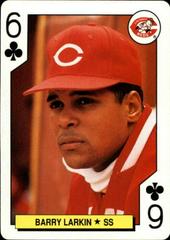 Barry Larkin #6C Baseball Cards 1991 U.S. Playing Card All Stars Prices