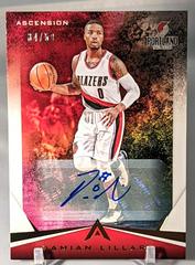 Damian Lillard [Autograph] #24 Basketball Cards 2017 Panini Ascension Prices