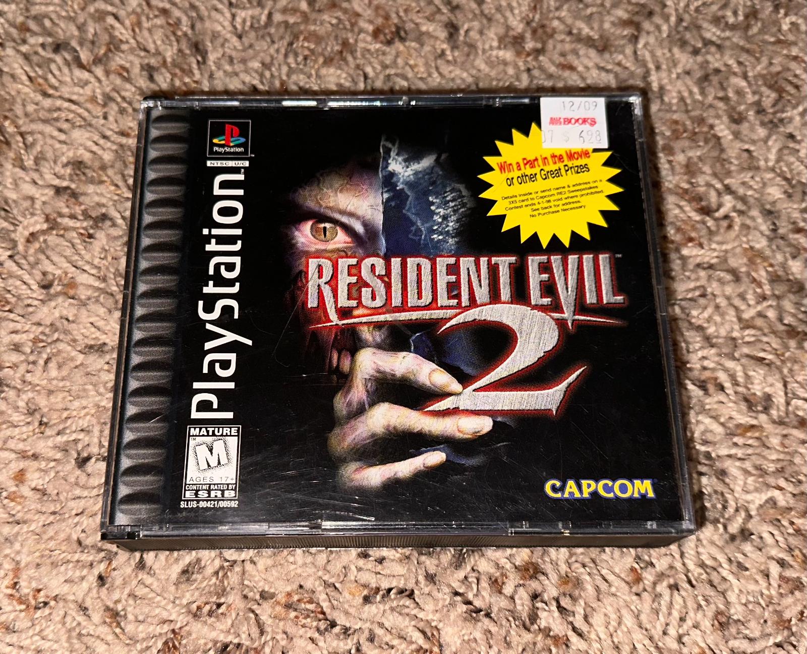 Resident Evil 2 Item, Box, and Manual Playstation