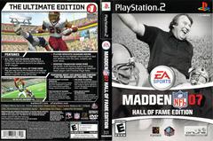 Slip Cover Scan By Canadian Brick Cafe | Madden 2007 [Hall of Fame Edition] Playstation 2