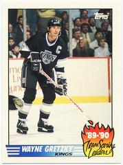 Wayne Gretzky [Tiffany] #12 Hockey Cards 1990 Topps Team Scoring Leaders Prices