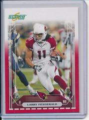 Larry Fitzgerald [Red] #4 Football Cards 2006 Panini Score Prices
