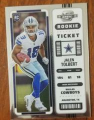 Jalen Tolbert [Silver] #27 Football Cards 2022 Panini Chronicles Draft Picks Contenders Optic Prices