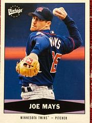 Joe mays Baseball Cards 2004 Upper Deck Vintage Prices