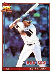 Luis Rivera #338 Baseball Cards 1991 Topps Prices