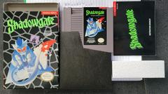 Box, Cartridge, Manual, Sleeve, And Styrofoam  | Shadowgate NES