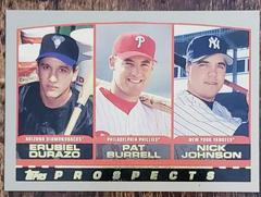 Erubiel Durazo, Nick Johnson, Pat Burrell #204 Baseball Cards 2000 Topps Limited Edition Prices