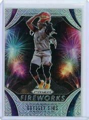 Odyssey Sims [Prizm Mojo] #16 Basketball Cards 2020 Panini Prizm WNBA Fireworks Prices