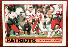 Patriots Team [Eason Behind Blocking] Football Cards 1989 Topps Prices