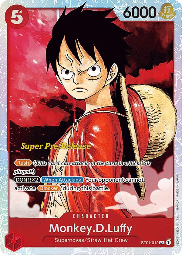 Monkey.D.Luffy [Super Pre-release] ST01-012 One Piece Starter Deck 1: Straw Hat Crew