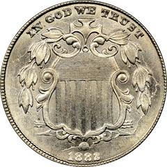 1882 Coins Shield Nickel Prices