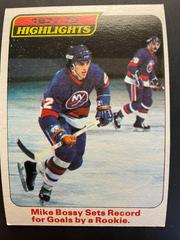 Mike Bossy HL [Goals By Rookie] Hockey Cards 1978 Topps Prices