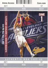 Zydrunas Ilgauskas #15 Basketball Cards 2003 Fleer Authentix Prices