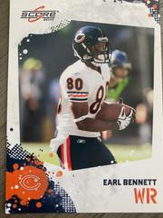 Earl Bennett #49 Football Cards 2010 Panini Score Prices