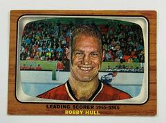 Leading Scorer [Bobby Hull] Hockey Cards 1966 Topps Prices