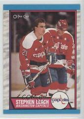 Stephen Leach #67 Hockey Cards 1989 O-Pee-Chee Prices