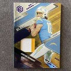 Justin Herbert [Xenon] #ELE-14 Football Cards 2022 Panini Elements Electric Prices