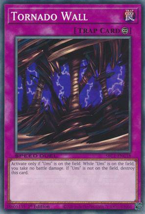 Tornado Wall SBC1-ENC18 YuGiOh Speed Duel: Streets of Battle City