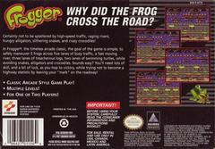 Frogger - Back | Frogger Super Nintendo
