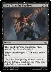 Slice from the Shadows [Foil] #103 Magic Murders at Karlov Manor Prices