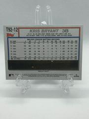 Back Of Card | Kris Bryant Baseball Cards 2021 Topps Update 1992 Redux