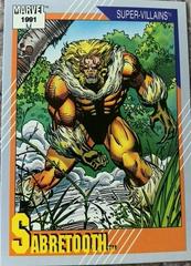 Sabretooth Marvel 1991 Universe Prices