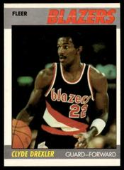 Clyde Drexler #30 Basketball Cards 1987 Fleer Prices