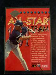 Back | Roberto Alomar [All Star Team] Baseball Cards 1994 Ultra All Stars