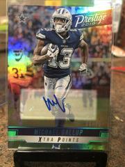 Michael Gallup [Signature Xtra Points Blue] #160 Football Cards 2019 Panini Prestige Prices